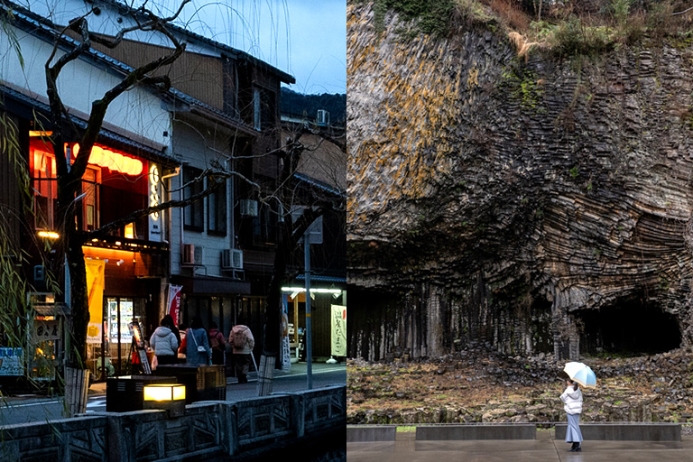 Everything from crabs to hot springs to exceptional experiences! A thoroughly satisfying day trip to Kinosaki Onsen in winter.
