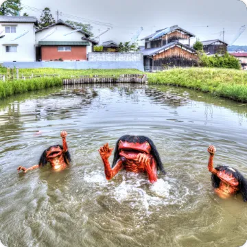 河童の河太郎と河次郎
