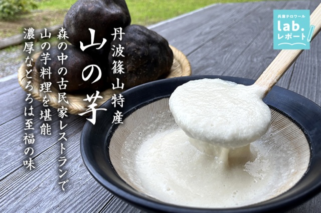 森の中の古民家レストランで丹波篠山特産「山の芋」料理を堪能 濃厚なとろろは至福の味!-兵庫テロワール旅-