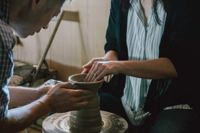 850年の技に触れる 丹波焼陶芸体験