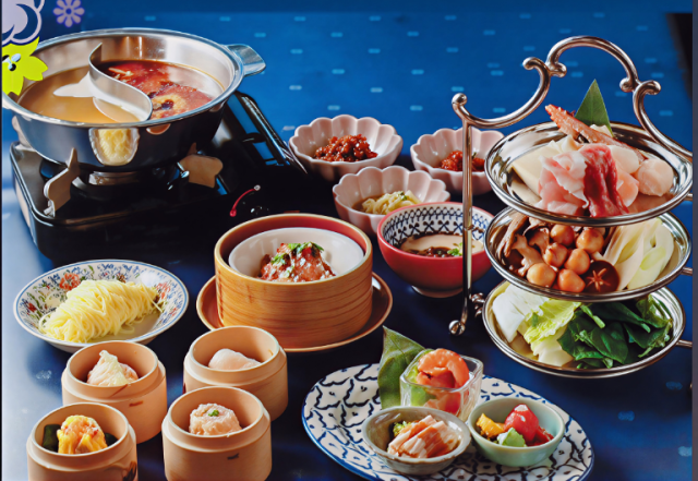 淡路島の厳選食材を食すシャングリラ特製火鍋「華炎鍋」